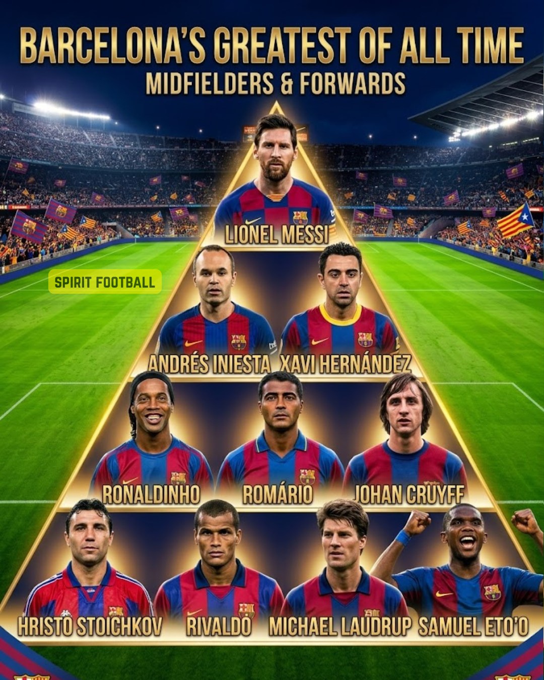FIRST LOOK: Four FC Barcelona legends unite for an epic 1/1 quad