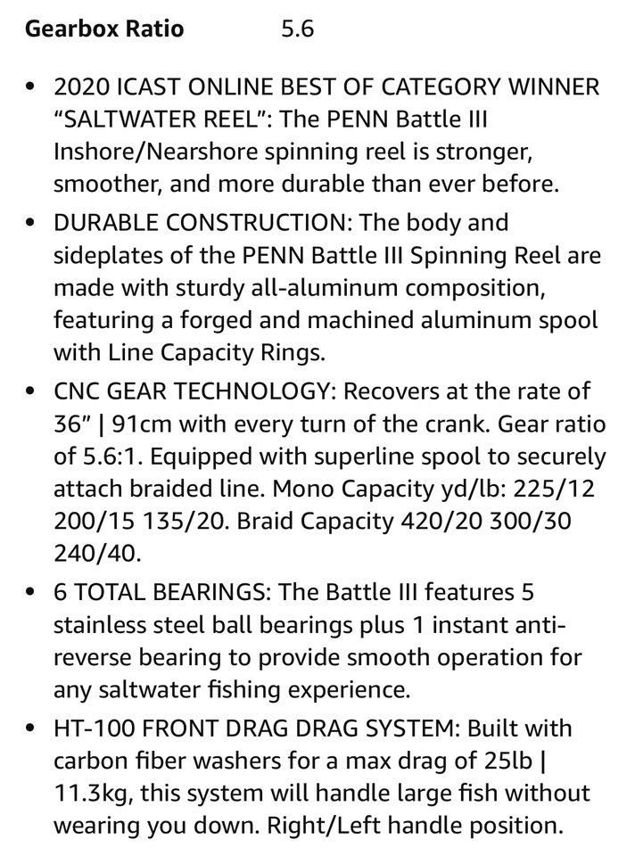best fishing line for 5000 reel Daiwa BG Pre-Mounted Saltwater Spinning Combo 10ft Surf bearing system (six ball bearings and one roller bearing) with Digigear for ultra 4000 or 5000 reel for