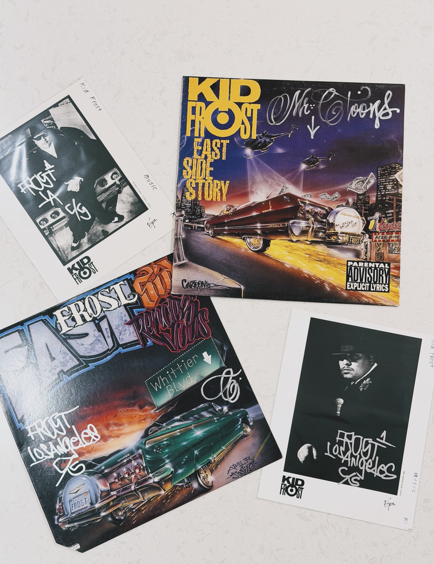 Iconic cover artwork by Mister Cartoon ? ・Kid Frost – East Side 