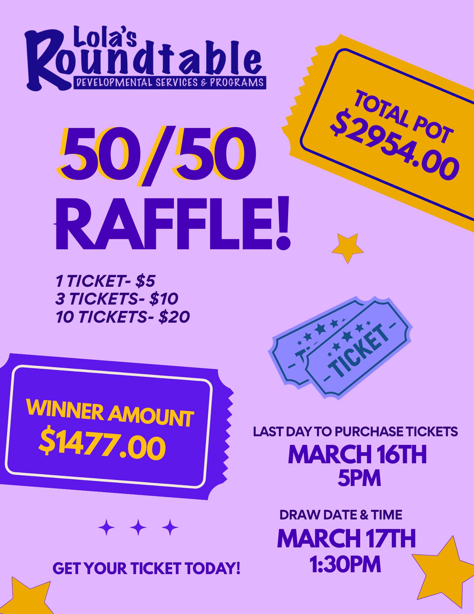 Lola’s - ‼️The pot is still climbing‼️ We’re are at $2,954.00 in our 50 ...