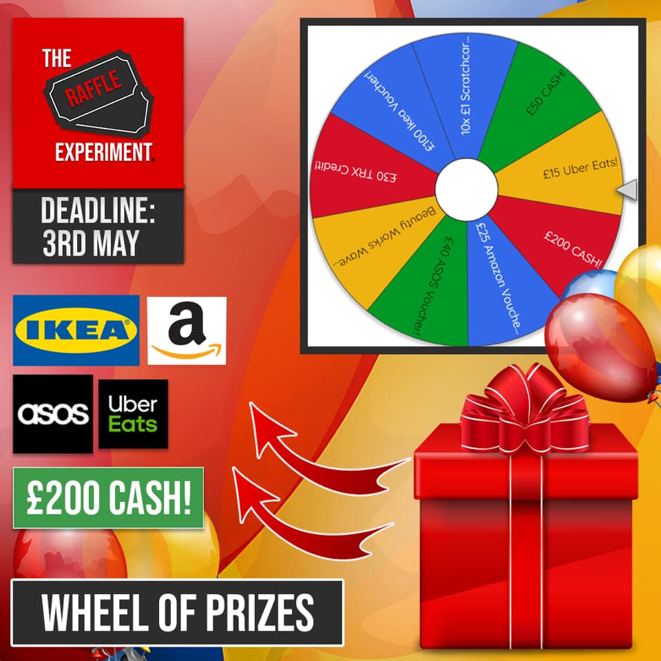3PEAT! Wheel of Prizes Competition... - The Raffle Experiment | Facebook