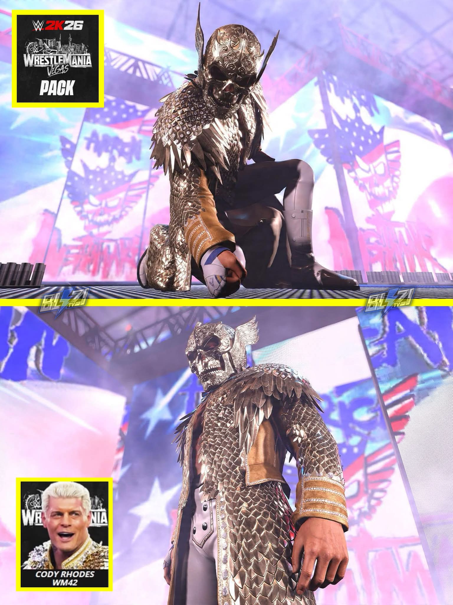 First look at Cody Rhodes (WM 42) in #WWE2K26! He's coming on