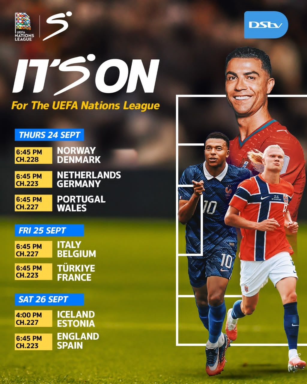 🔥 IT'S ON! ⚽🏆 The UEFA Nations League is bringing the BIG
