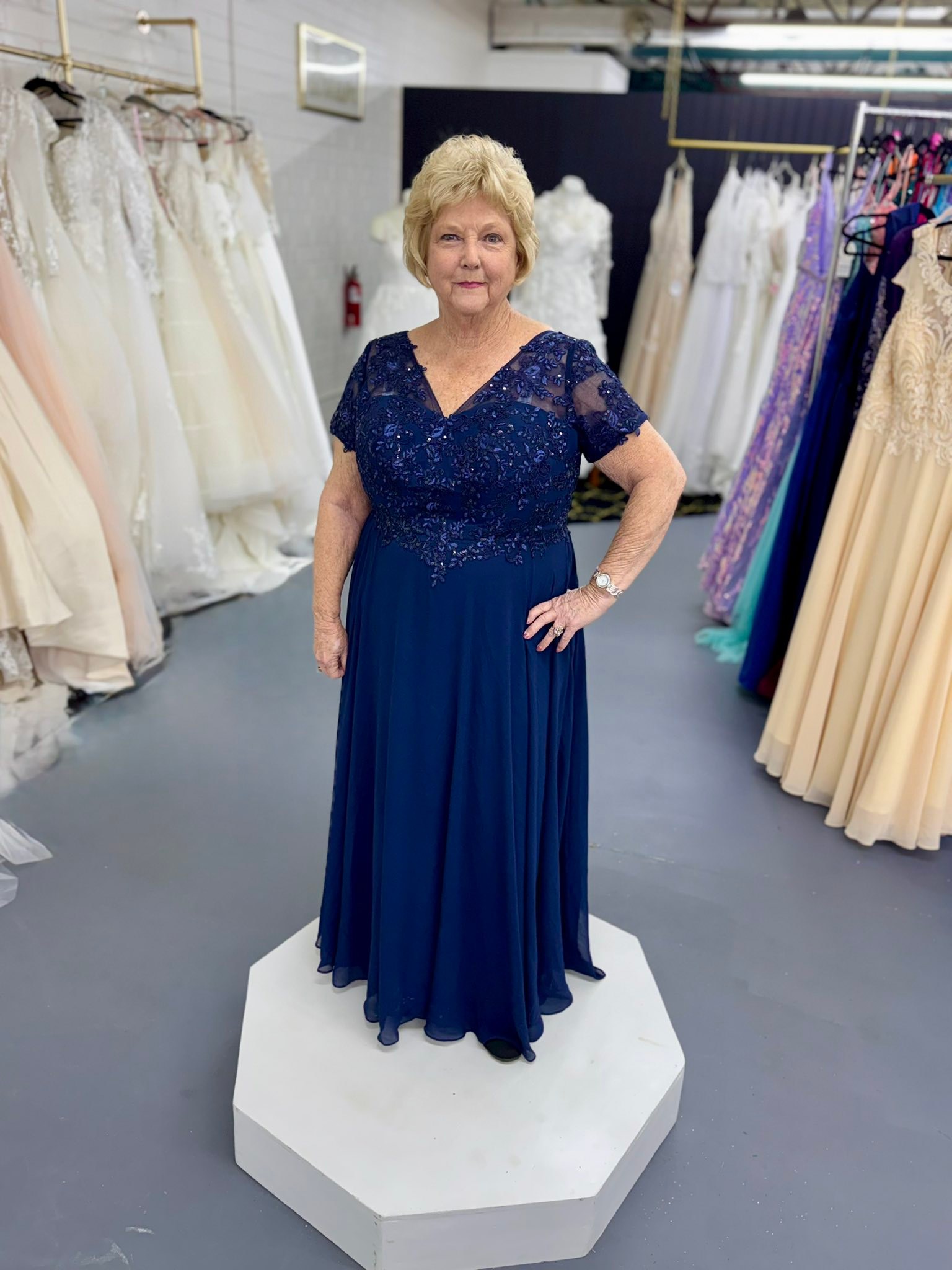nice lady dresses ✨ Do you have a wedding to attend? ✨ We have the perfect for you! 💃 We had the pleasure of helping this beautiful try on several dresses, and I emerald gemstone gold ring