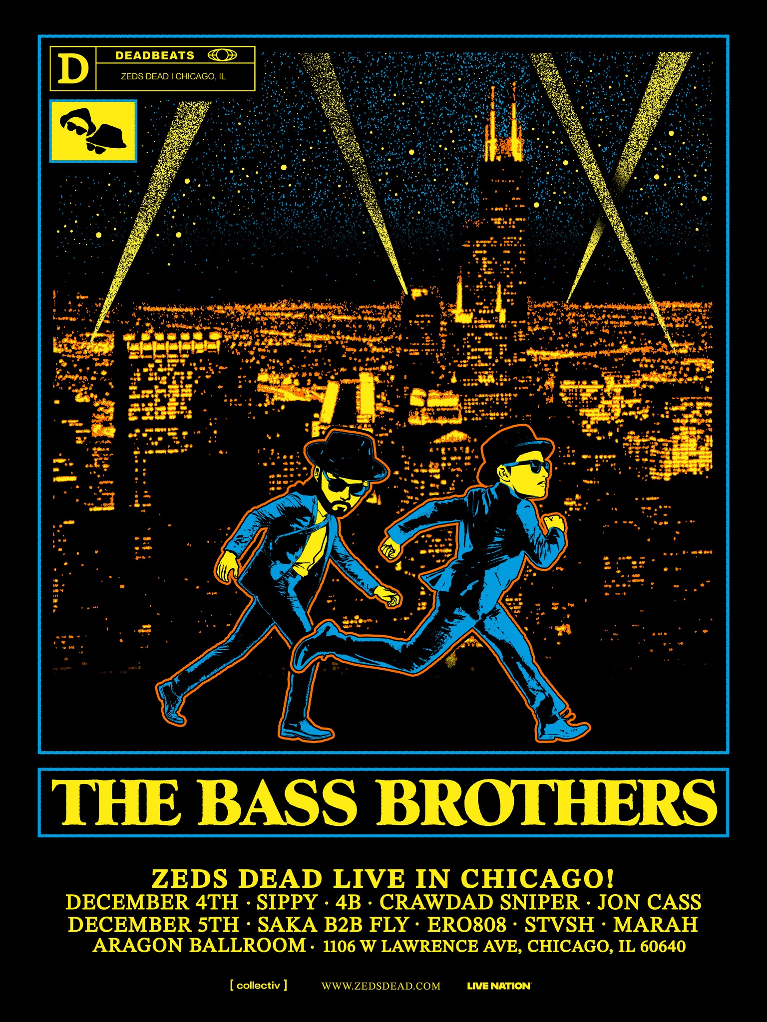 Zeds Dead live at Aragon Ballroom Chicago December 4-5