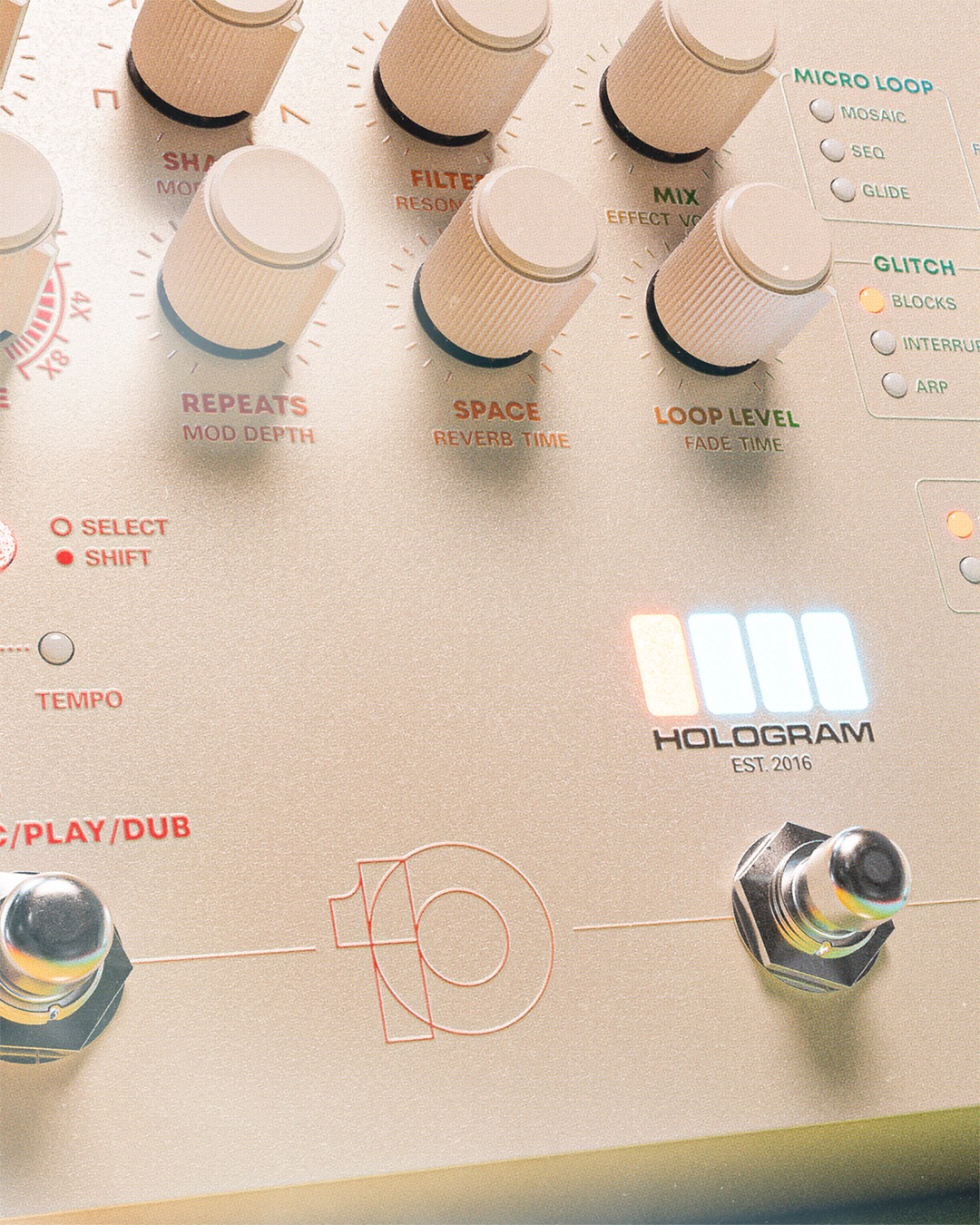 Hologram Electronics 10th anniversary limited edition pedals