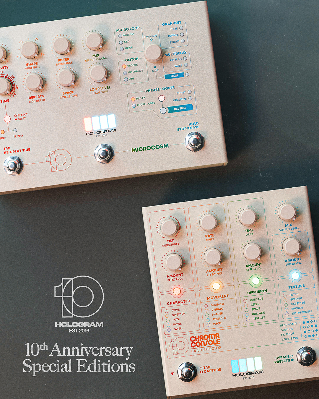 Hologram Microcosm マイクロコズム 10周年記念モデル 限定品 Hologram Electronics 10th anniversary limited edition pedals