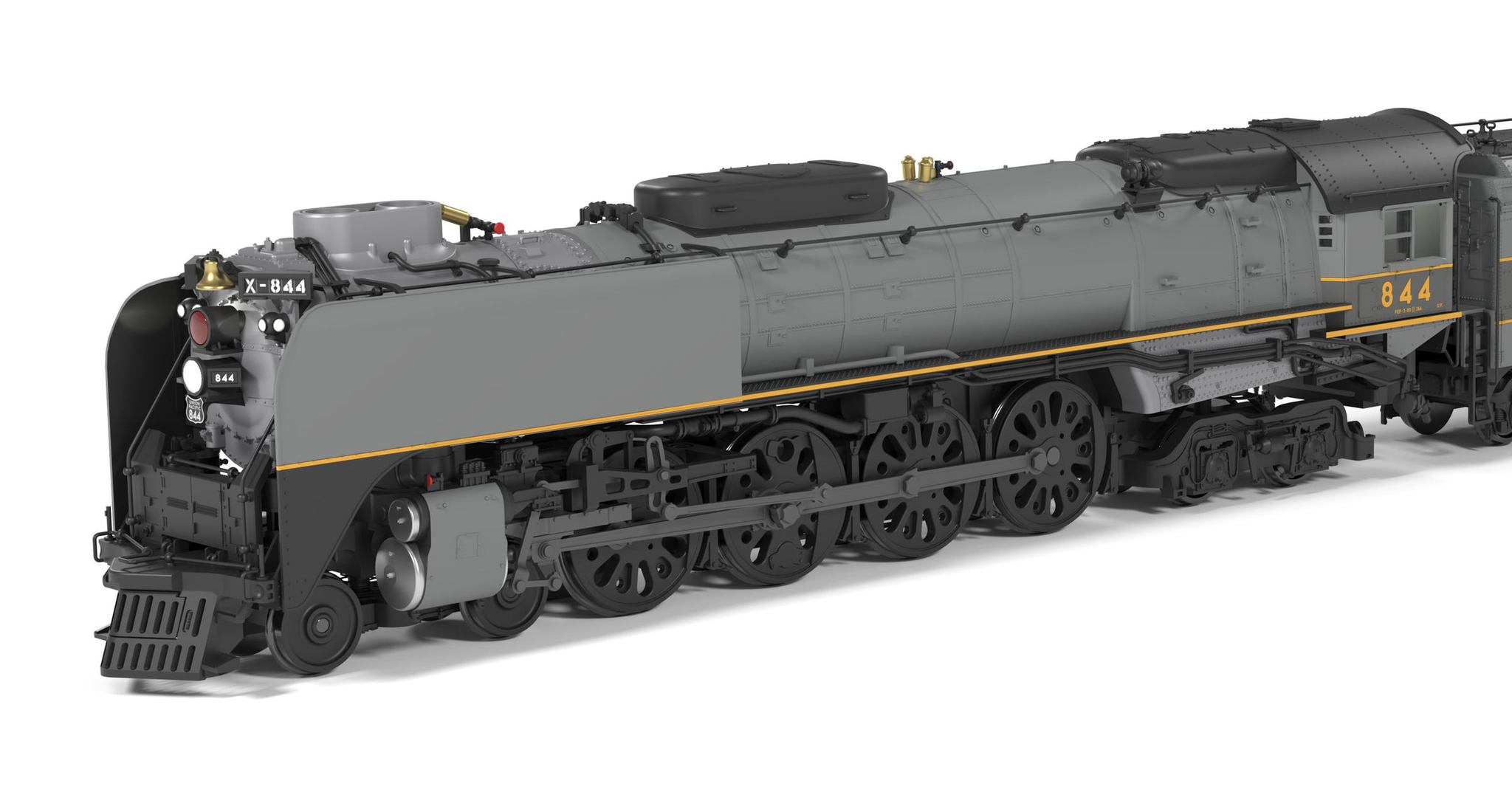 Union Pacific 844 steam locomotive model