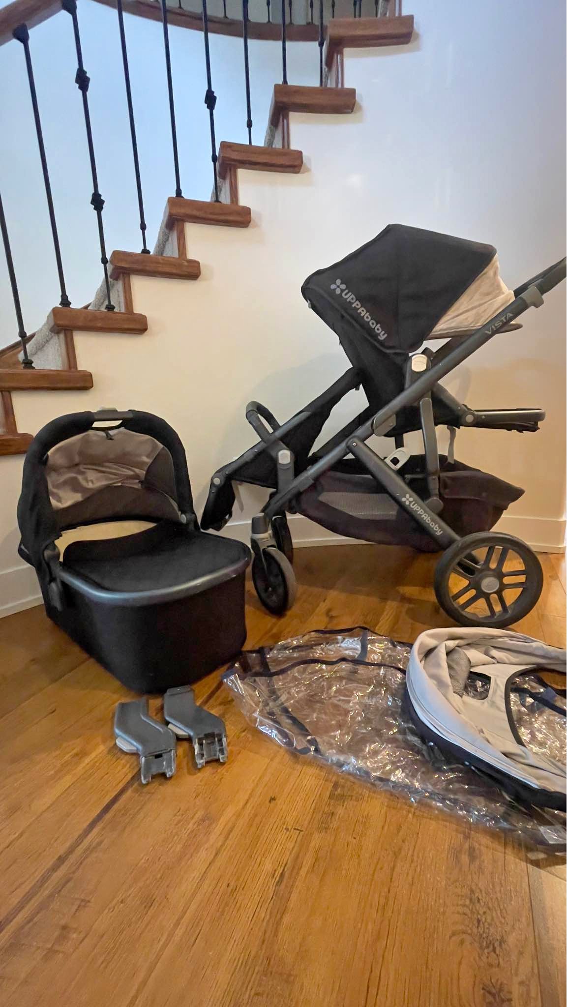 uppababy compact stroller Minu V3 + Aria Travel System How to fit a groupid:maxi-cosi-tana-360-peri-180-rotating-infant-car-seat-travel-system-bundle To enhance safety and Color:Geaux Tigers