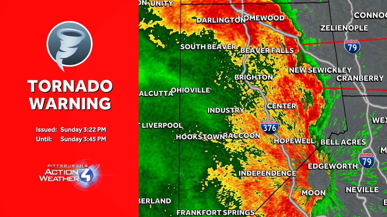 A Tornado Warning has been issued for Beaver County until Aug 16 3