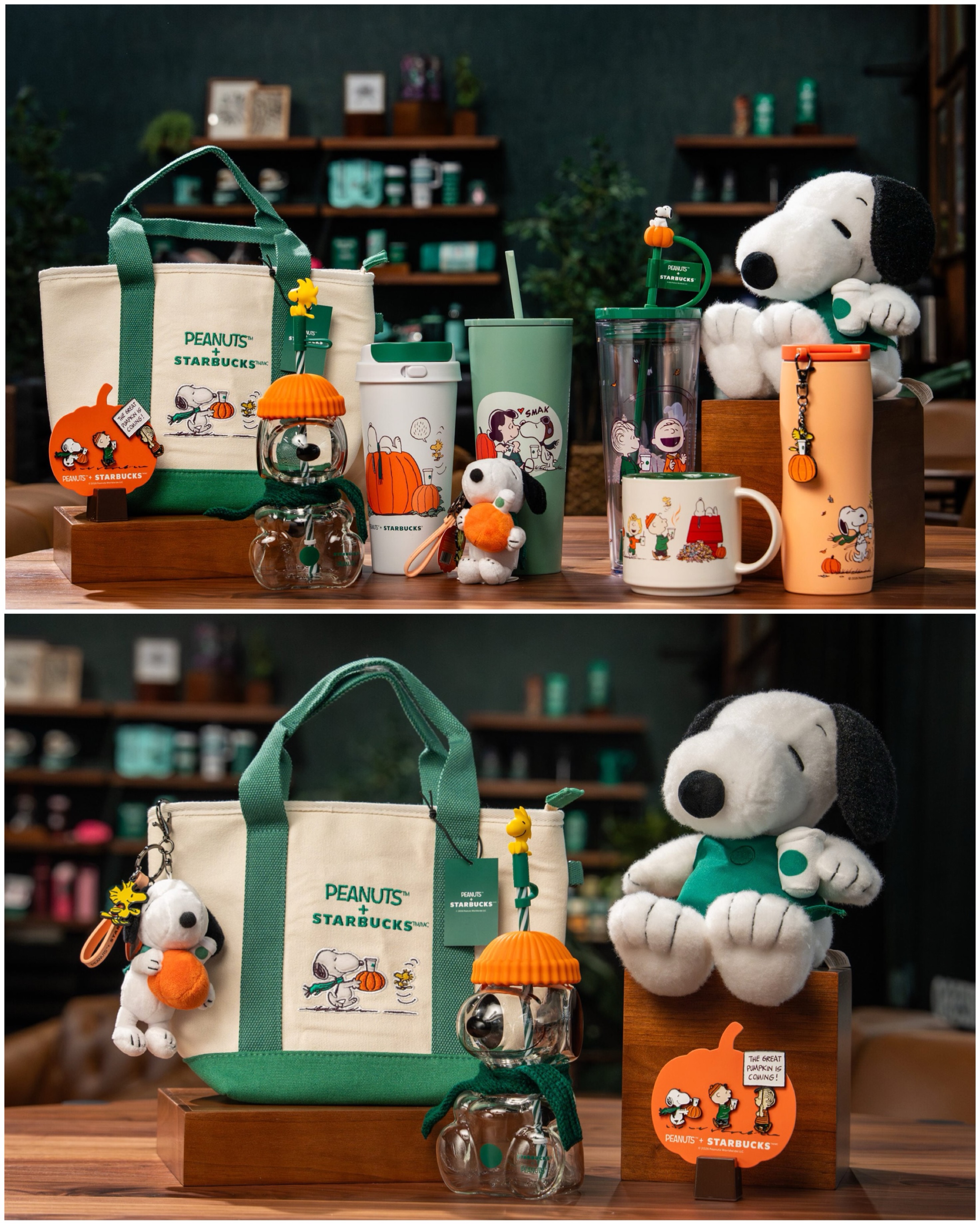 Peep the full new Starbucks X Peanuts collab! So cute, dropping 9