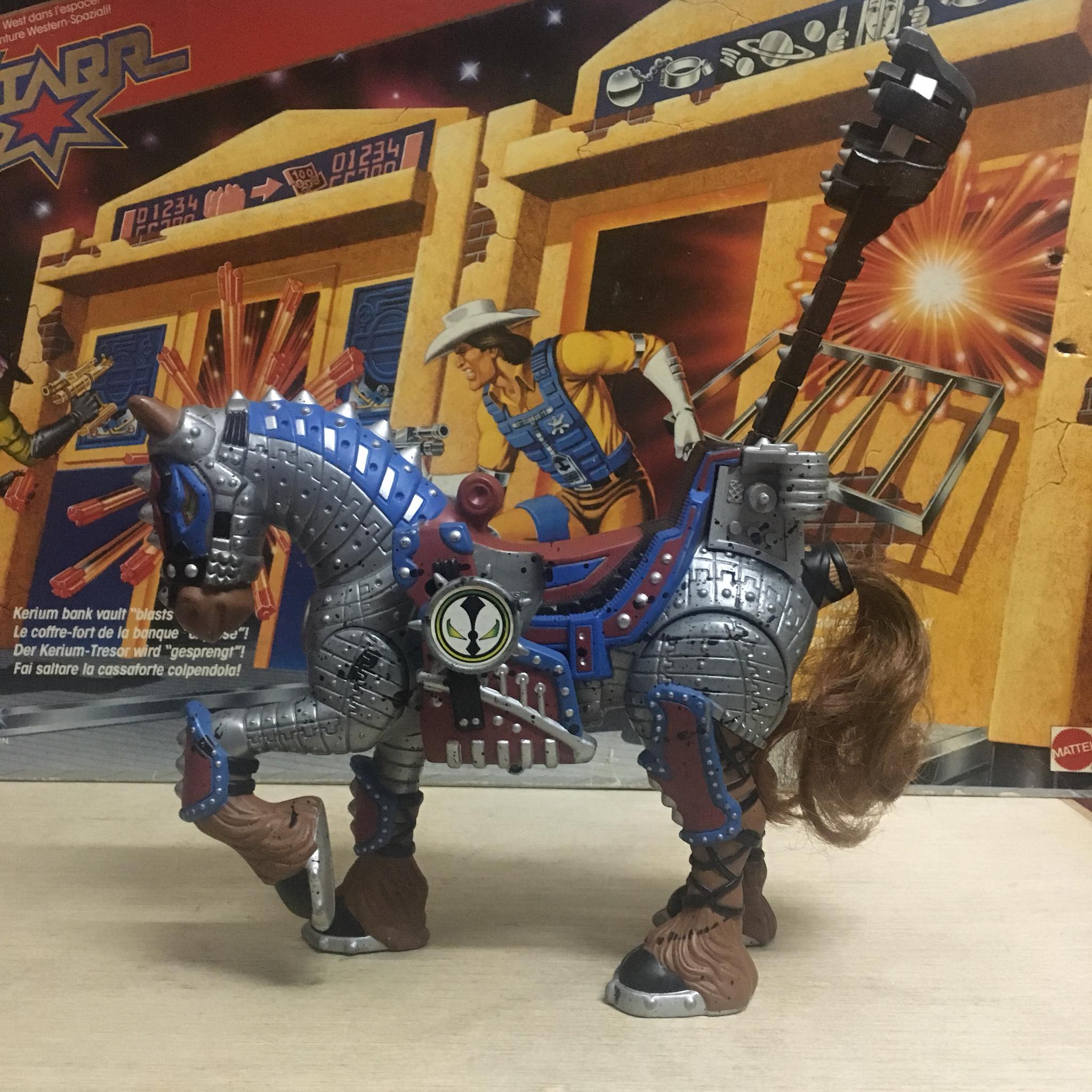 MEDIEVAL SPAWN BATTLE HORSE -Incomplete, Sold as pictured -From
