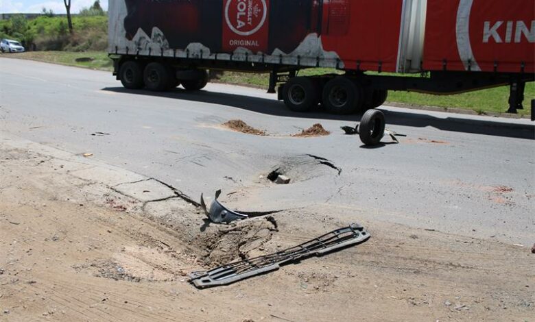 Germiston - Main Reef Road collapse sparks safety fears in Germiston ...