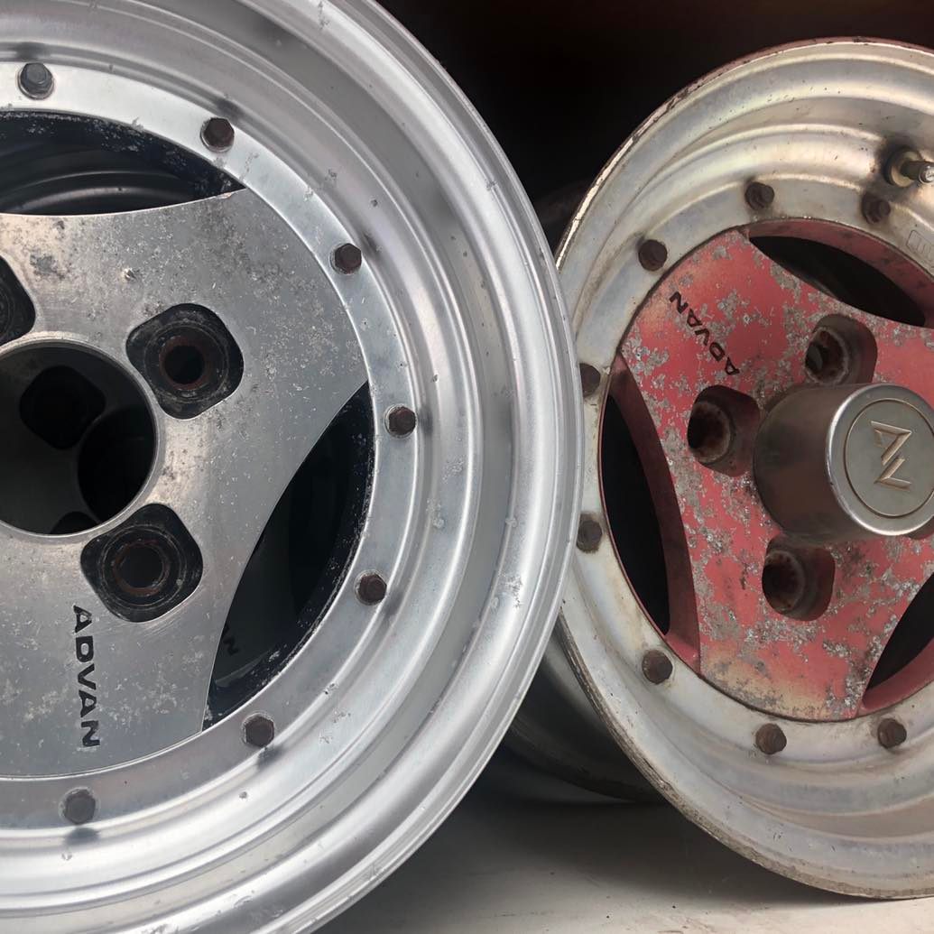 Rim 13 ADVAN A3A Red ADVAN Racing 3 Spokes Designs Limited Edition