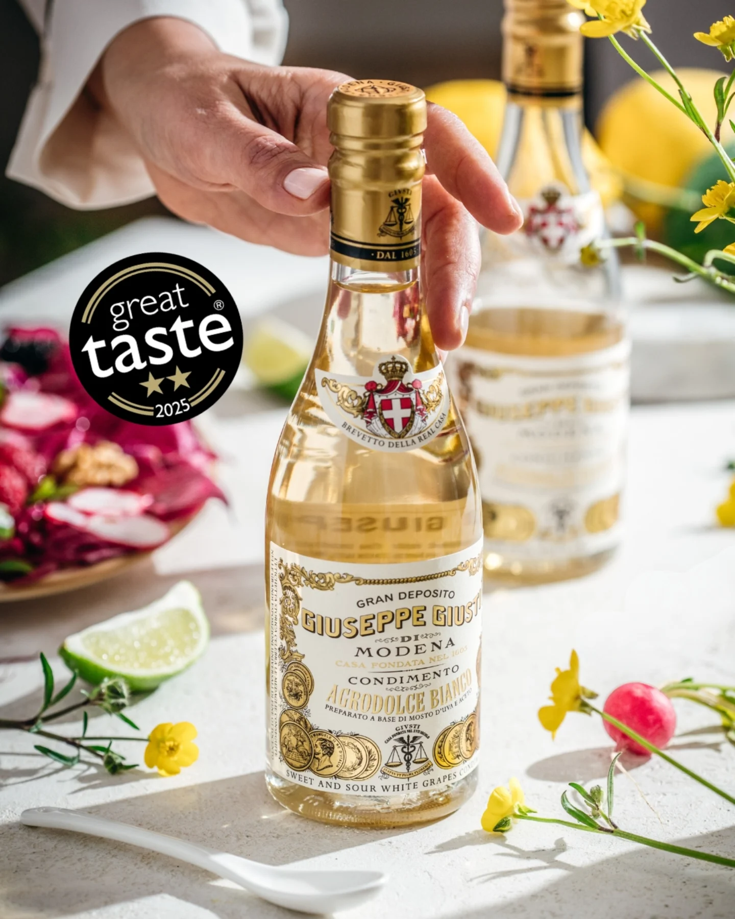 The Great Taste Awards 2025 have awarded 2 stars to Giusti