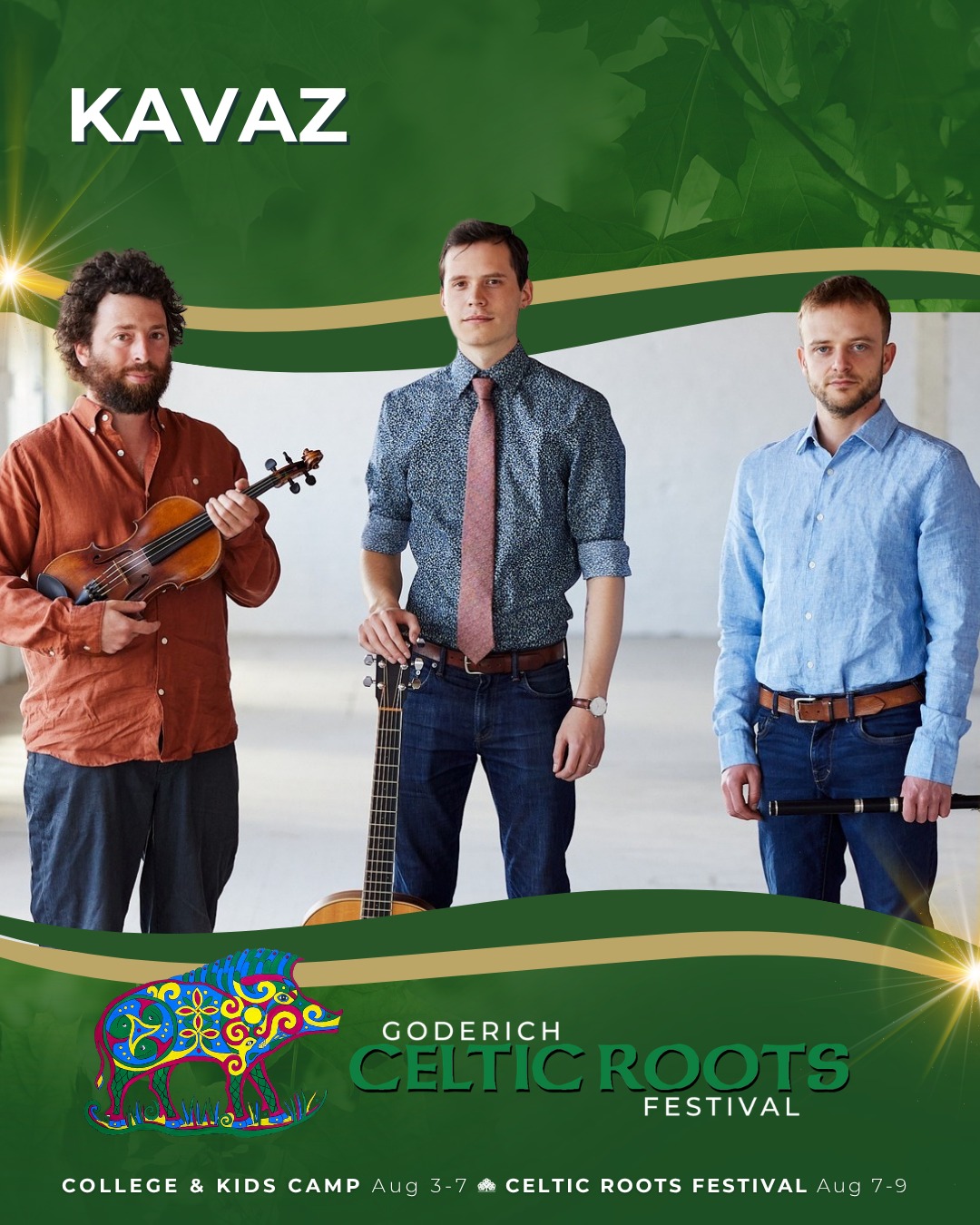 その他 Live at the Celtic Roots Festival - Part Two Kavaz to perform at Goderich Celtic Roots Festival (August 2026)