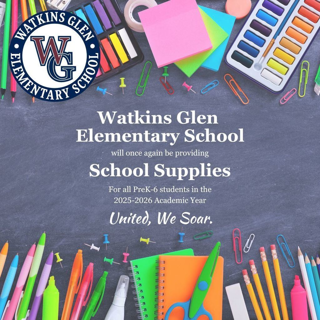 📚 ️ School Supplies... - Watkins Glen Central School District | Facebook