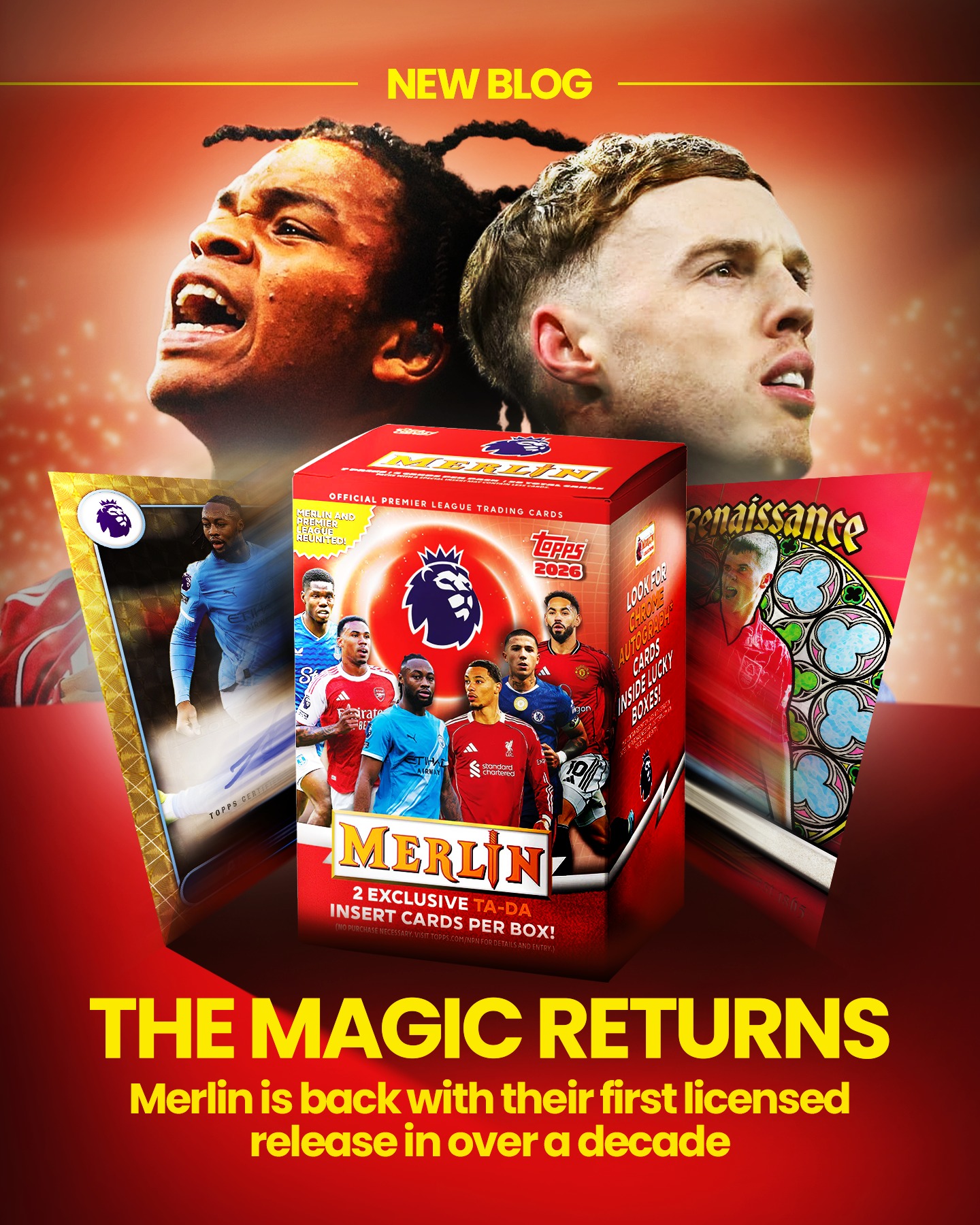 Merlin is officially back where it belongs ✨ Topps Merlin Premier 
