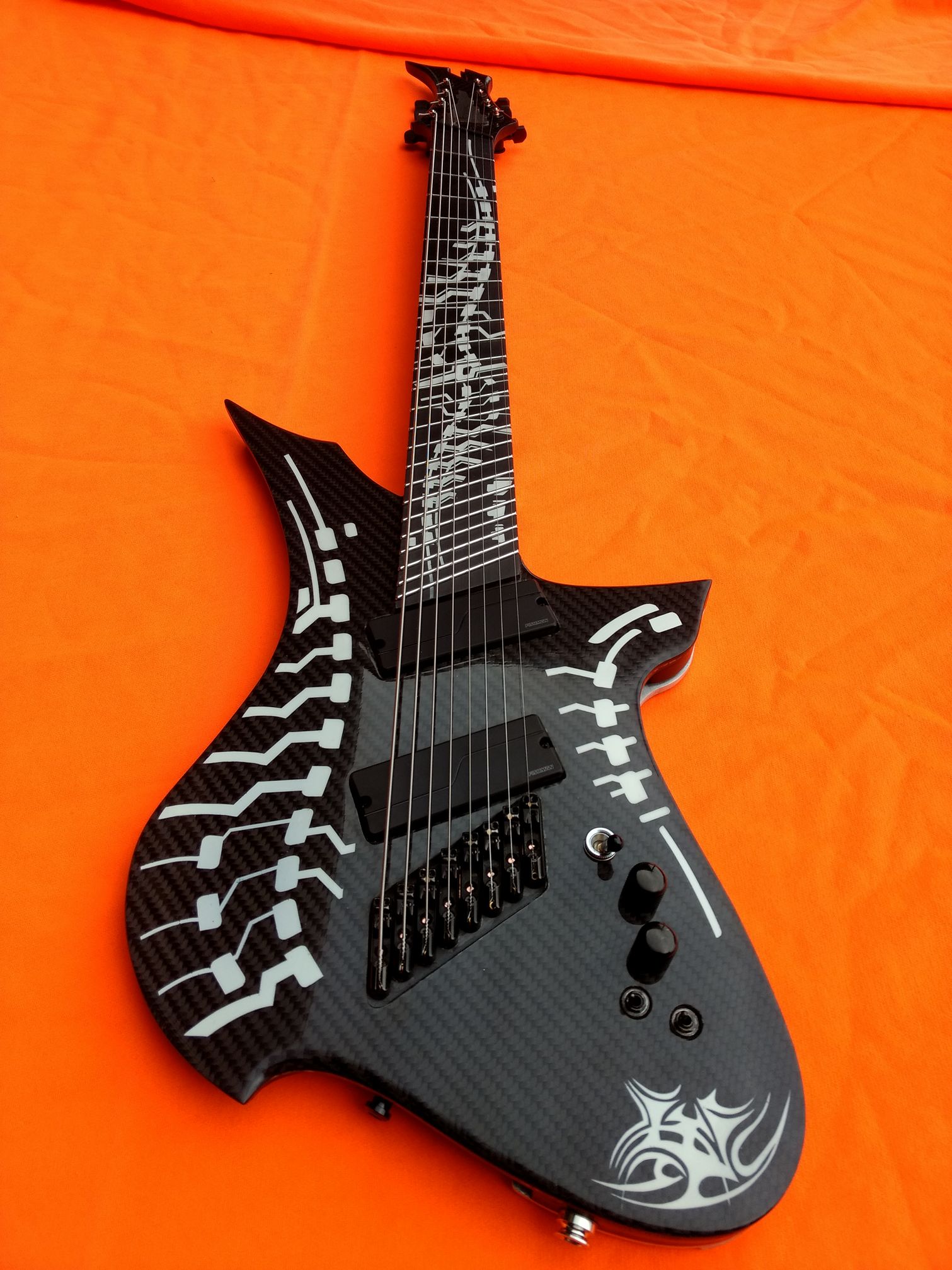Ethereal Guitars' new Azwen 8-string with Bareknuckle Ragnarok pickups