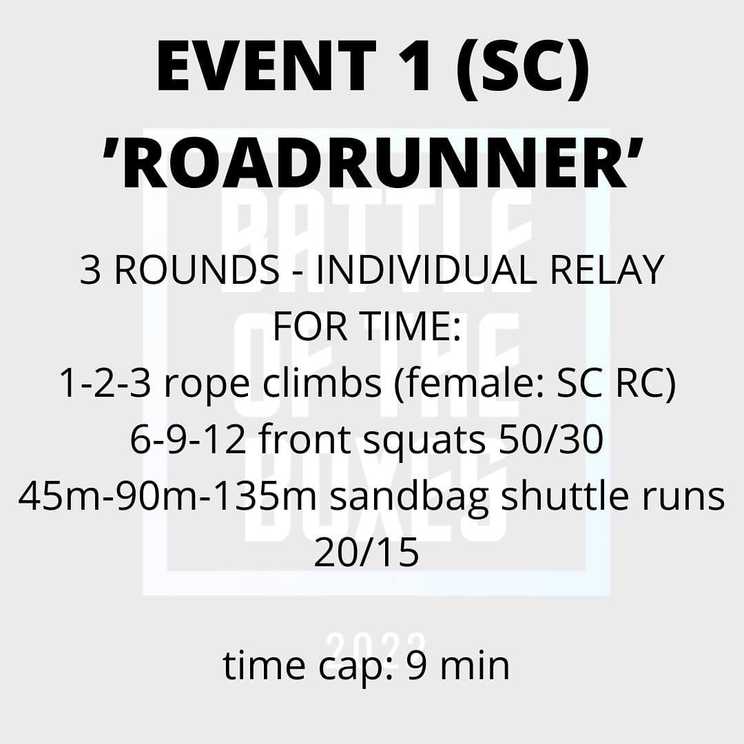 The Battle of the Boxes - PRACTICE WOD 1: Wod for time (timecap 10 min ...