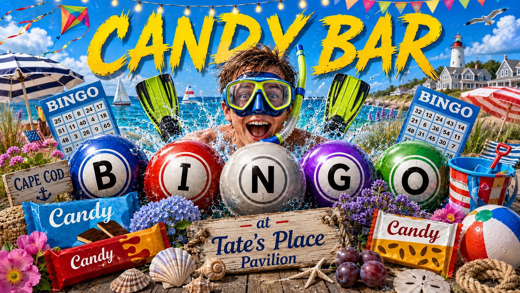 Candy bar bingo at Bay View Campground