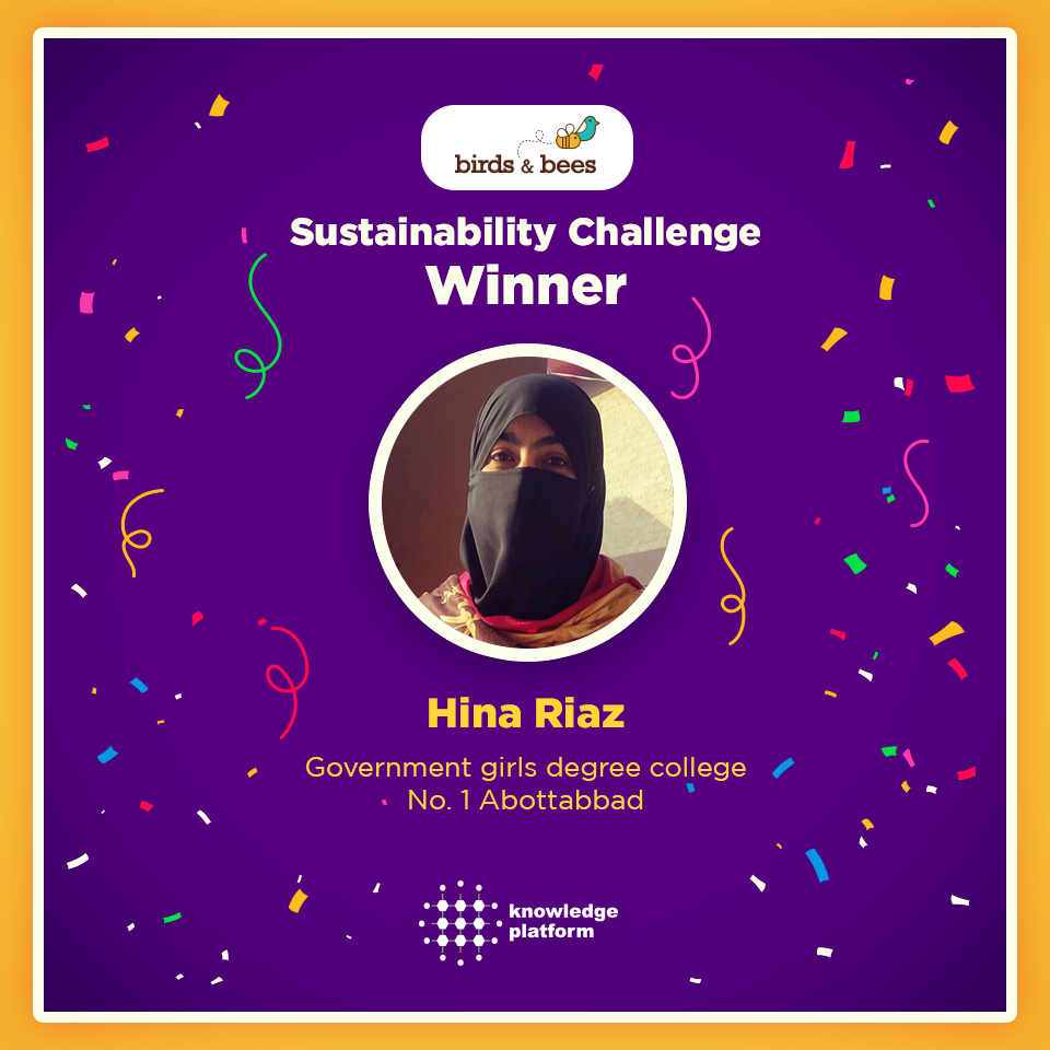 Birds & Bees - Hina Riaz is the winner of our... | Facebook