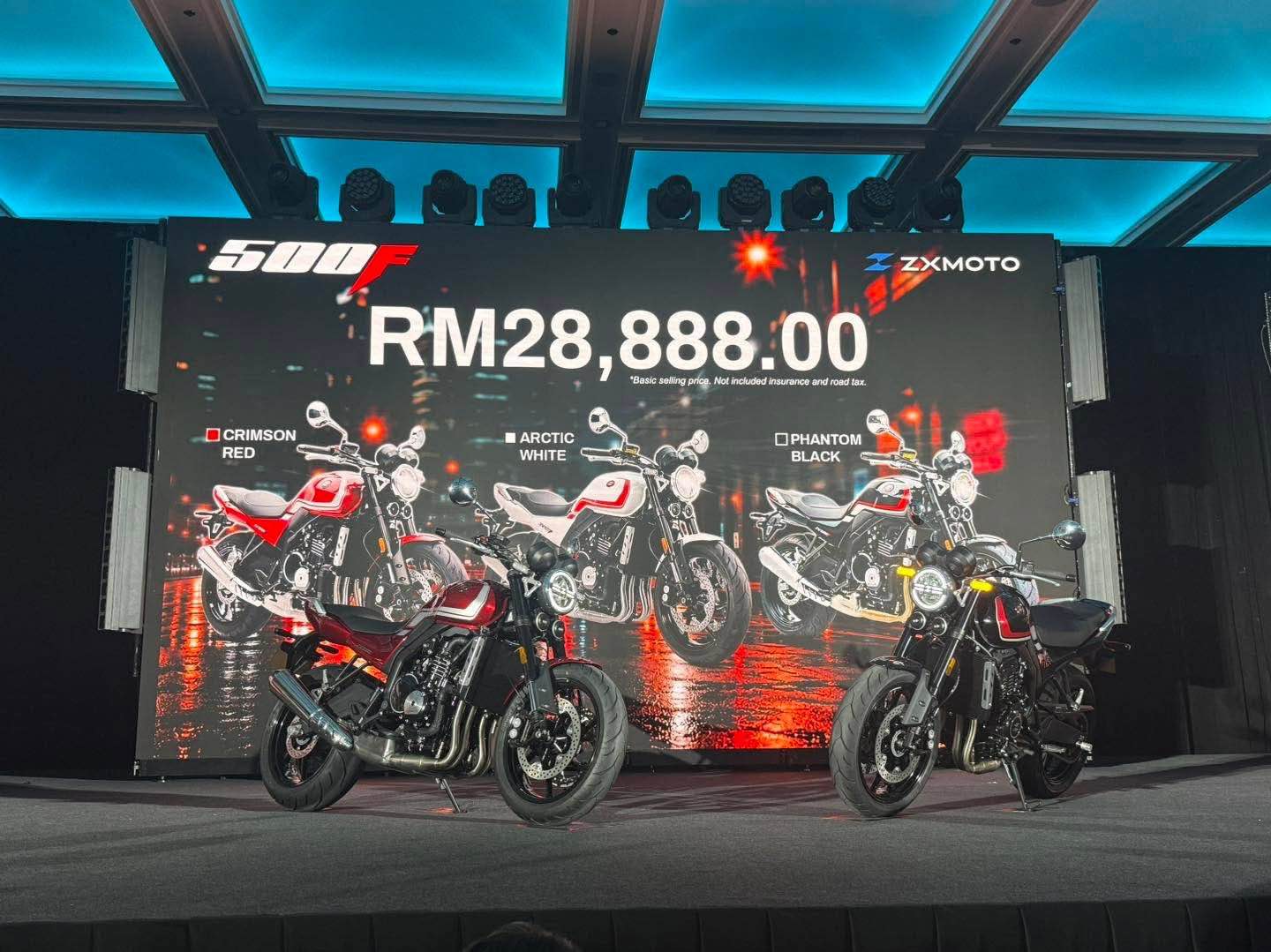 🔥 OPEN BOOKING –ZX MOTO 500F (4 INLINE)🔥 Letak book dulu, motor