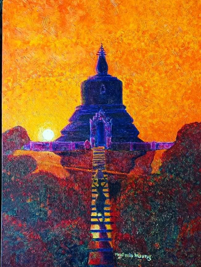 Pansodan Scene Art Cafe ပန်းဆိုးတန်း ဗွီဒီယိုကဖေး - Title: Twilight on ...