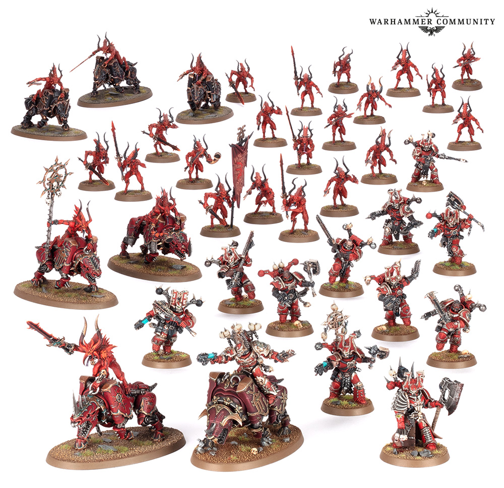 ウォーハンマー 40k Chaos Battleforce Chaos incoming! New Chaos Battleforce boxes are headed to preorder