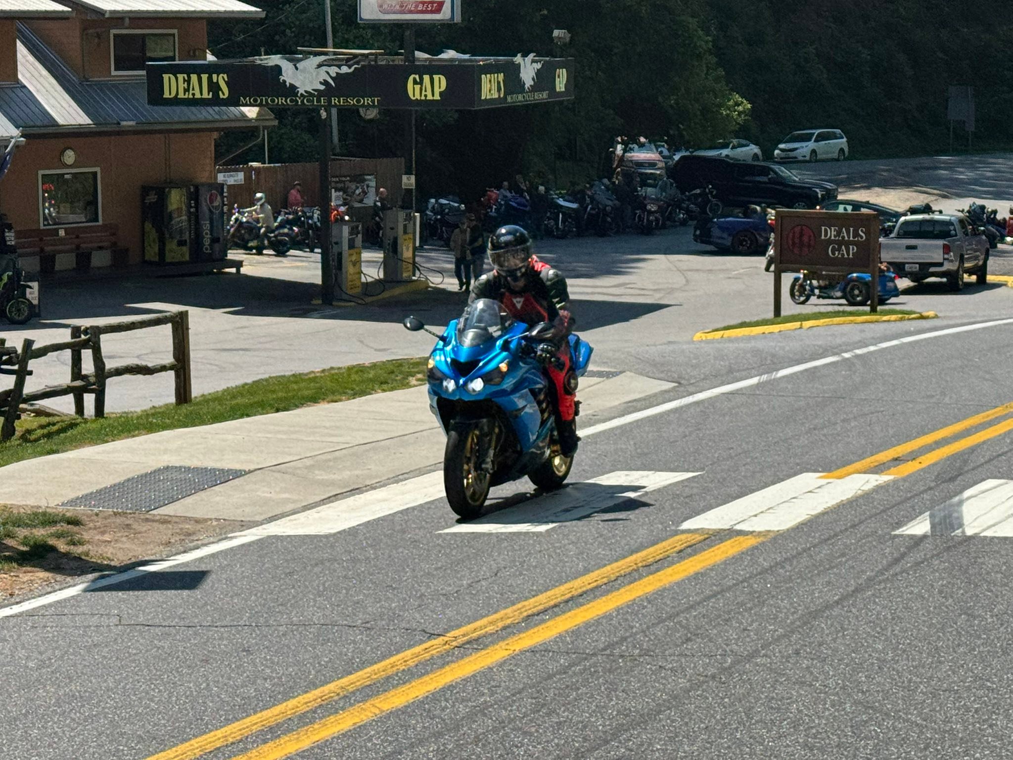 How do you think a ZX-14 will perform at the Dragon? Is it too