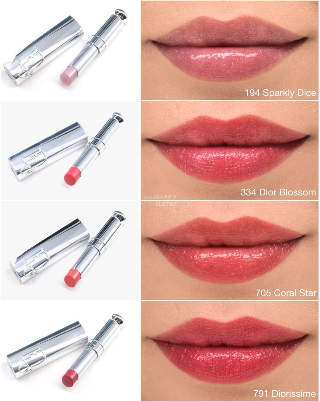 Dior Addict glass lipsticks review and swatches