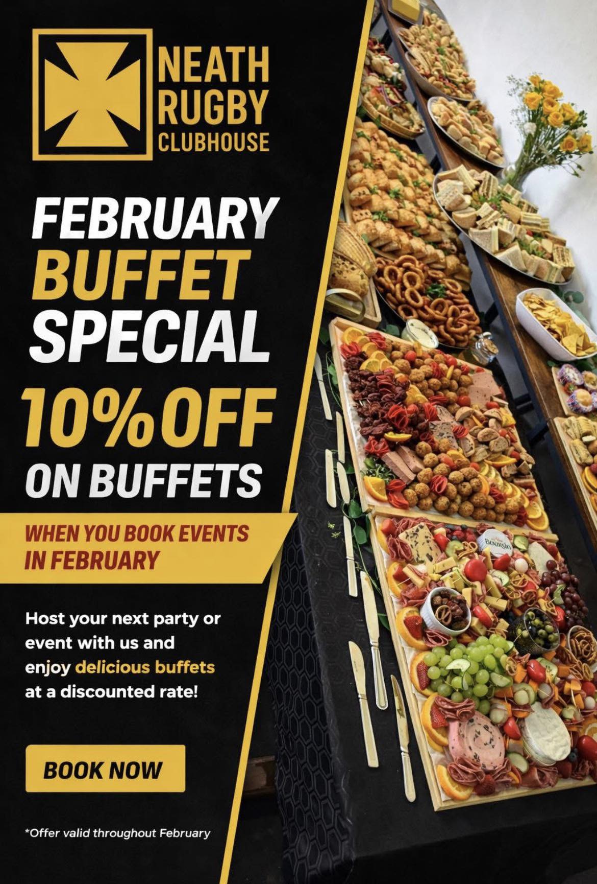 Your reminder that if you book... - Neath Rugby Clubhouse | Facebook