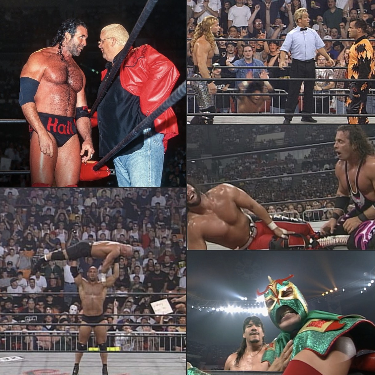 WCW legends Bill Goldberg & Sting reunited at yesterday's Big