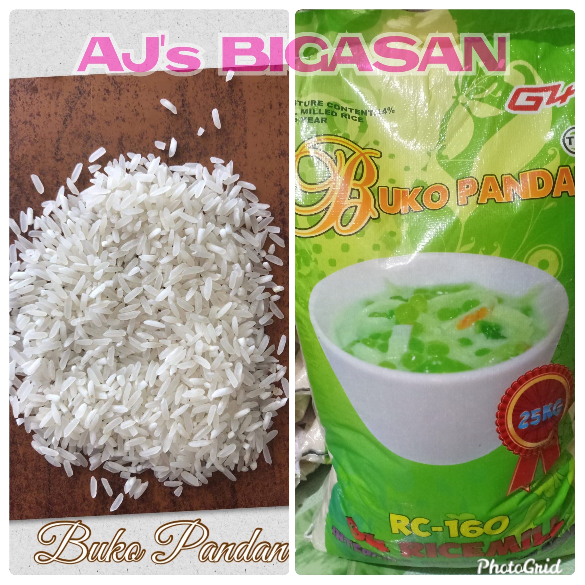 AJ's Bigasan - RICE SUPPLIER Buko Pandan 25Kg Jasmine...