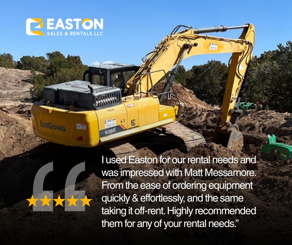 み　 Easton Sales & Rentals offers reliable equipment and expert support