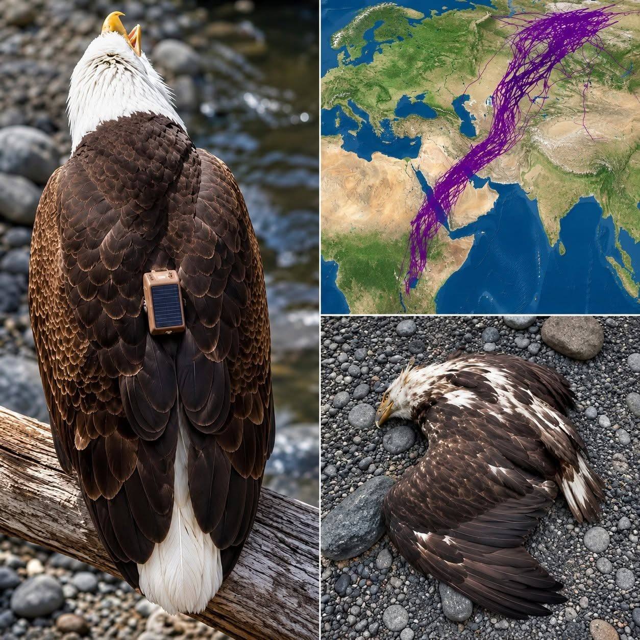 For 20 years, an eagle equipped with GPS puzzled scientists: reco