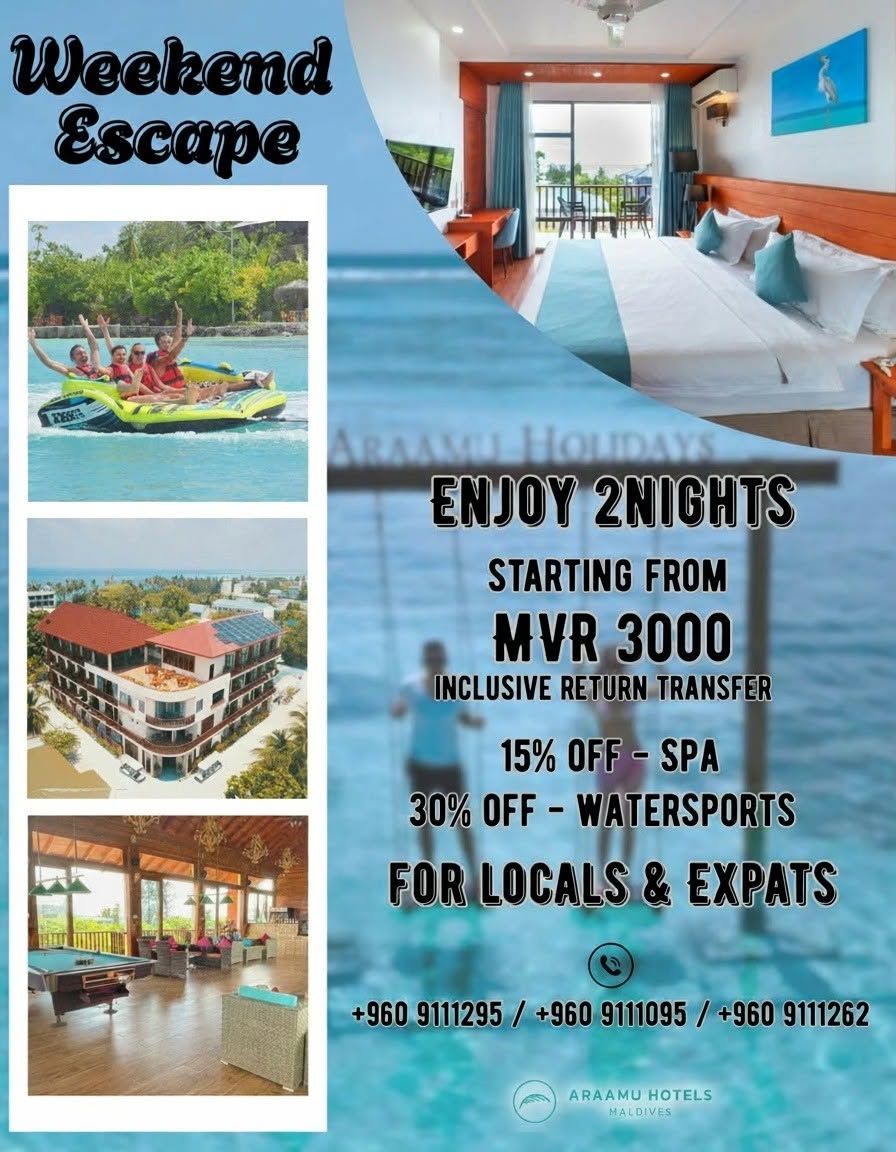 Araamu Hotels Maldives added a - Araamu Hotels Maldives