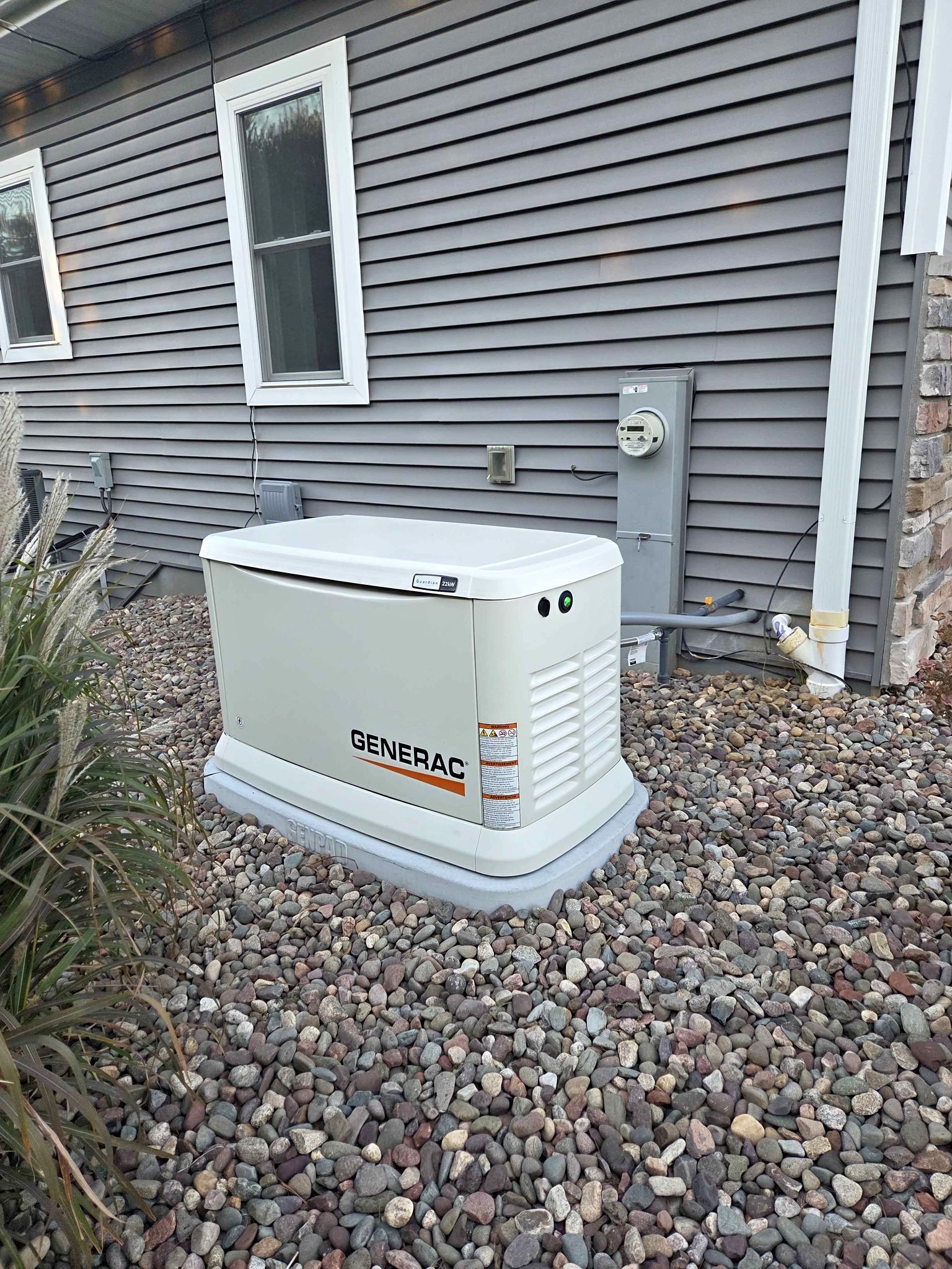 22KW Generac Standby Generator w/Genpad Base - Miscellaneous Tools ...
