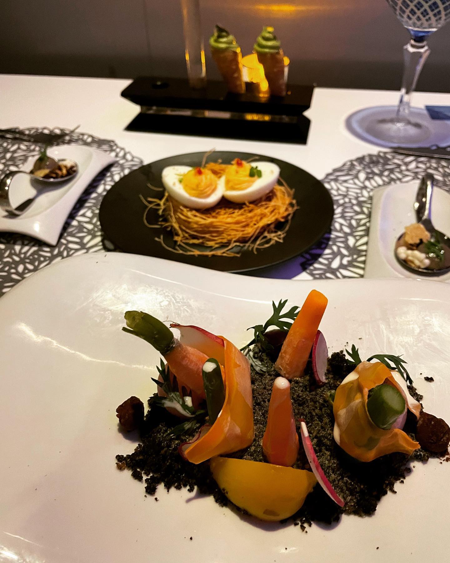 Wonderland dinner on Royal Caribbean