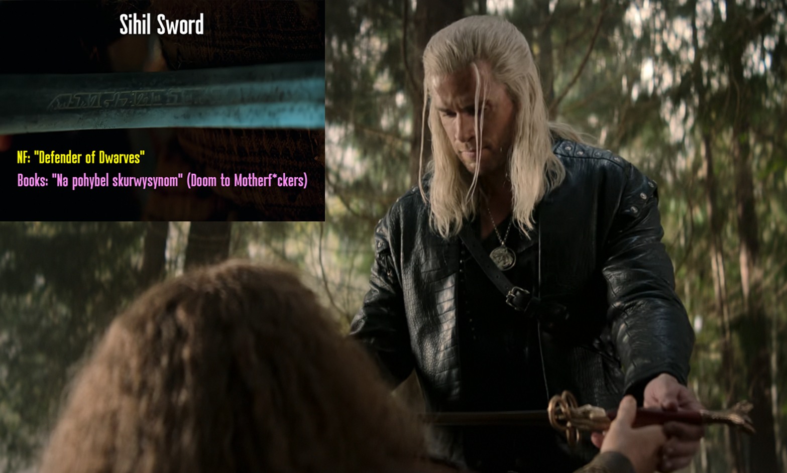 อาอี๊จับจอย - ดาบ Sihil และอักษรรูนของคนแคระ . . ในซีรีส์ The Witcher ...