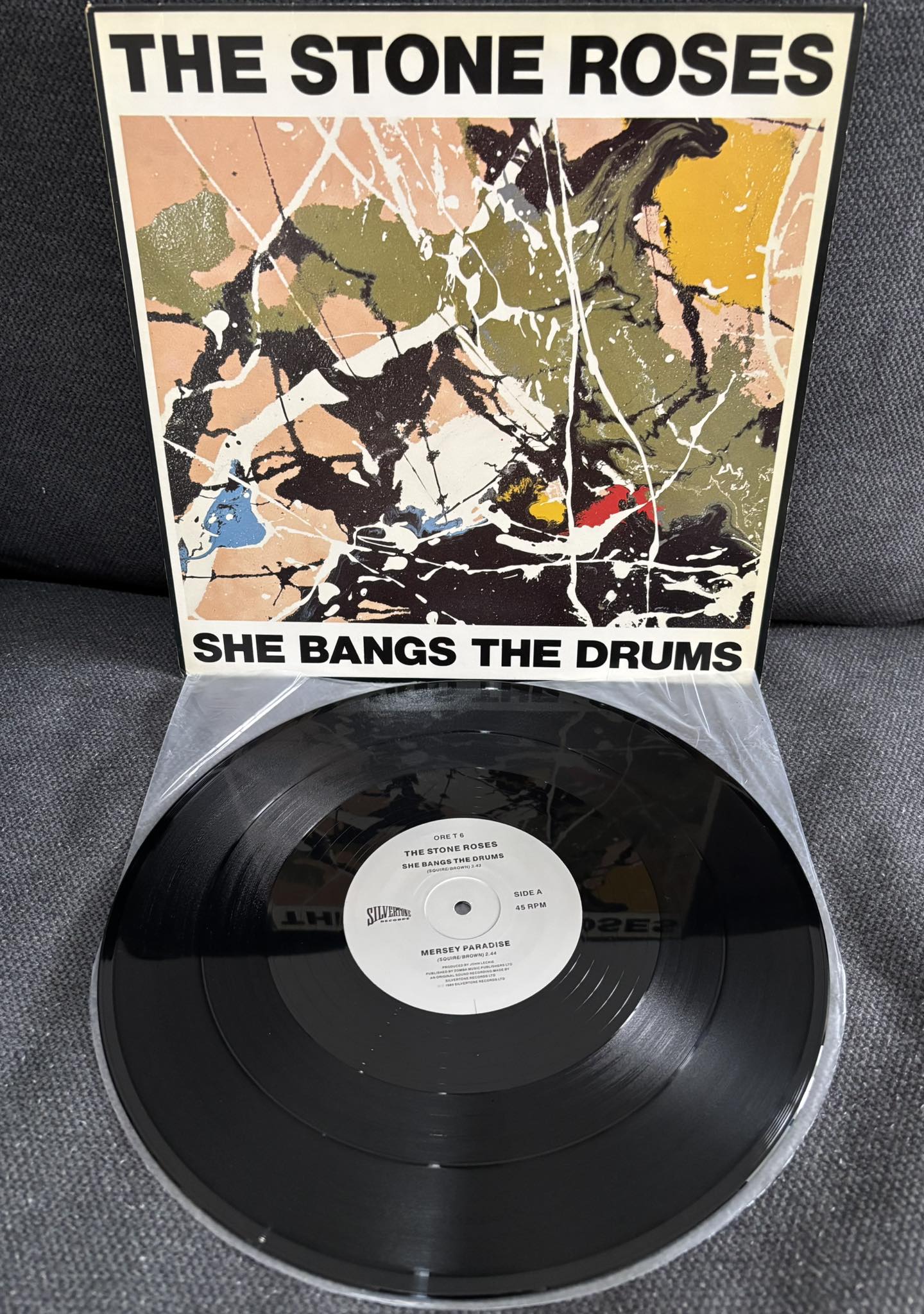 The Stone Roses' She Bangs The Drums 1989 UK 7