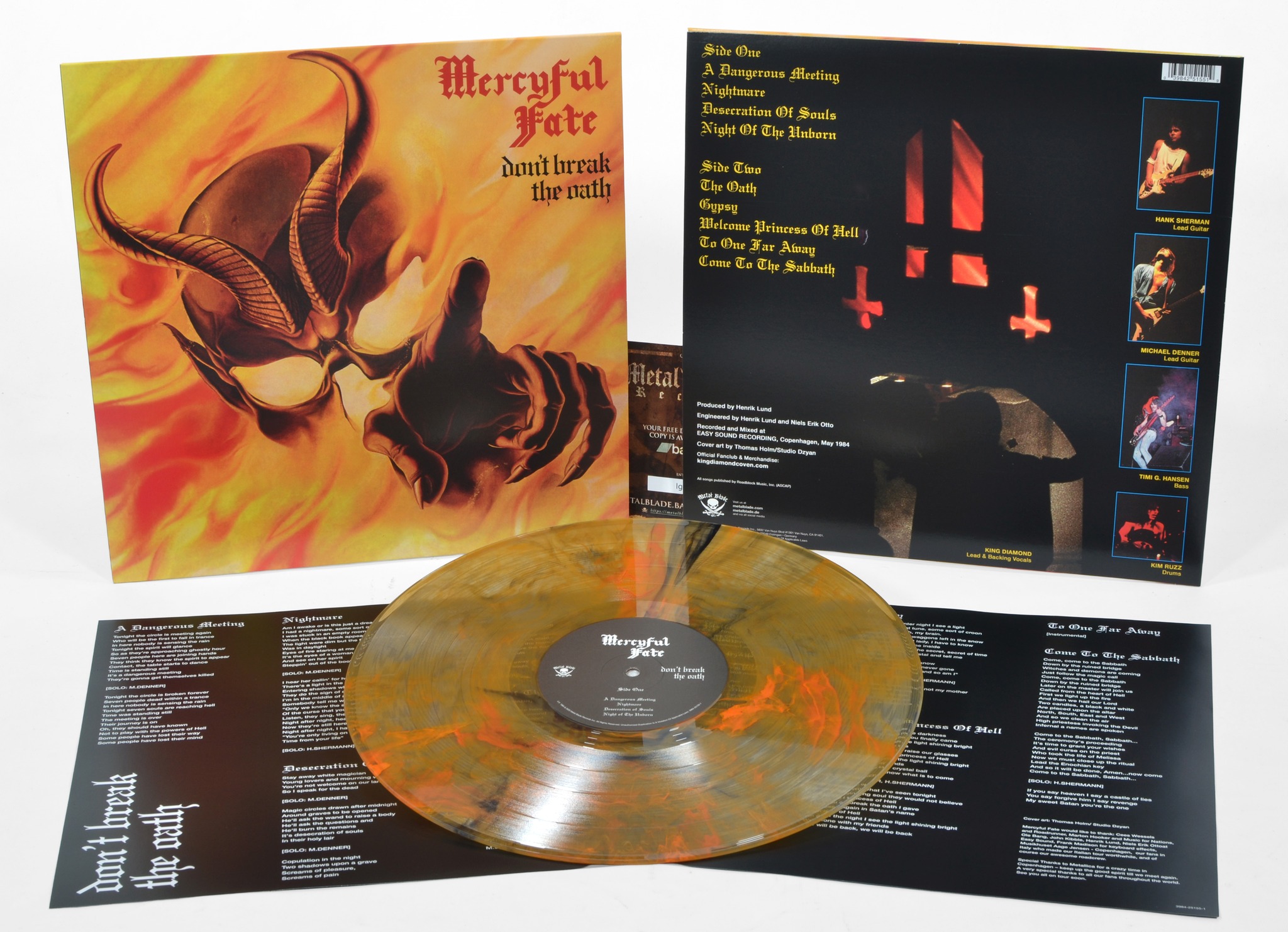 Mercyful Fate Don't Break the Oath LP on smoke vinyl