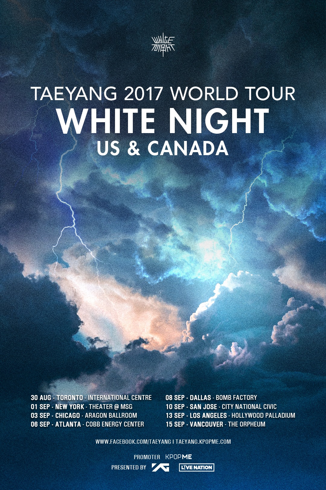 TAEYANG　2017　WORLD　TOUR＜WHITE　NIGHT＞IN　J Taeyang 2017 World Tour White Night In Jakarta – StarArena 스타아레나