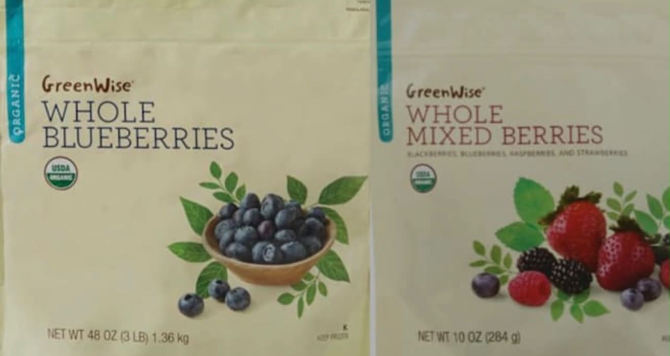 Publix recalls these Greenwise organic frozen berries that were
