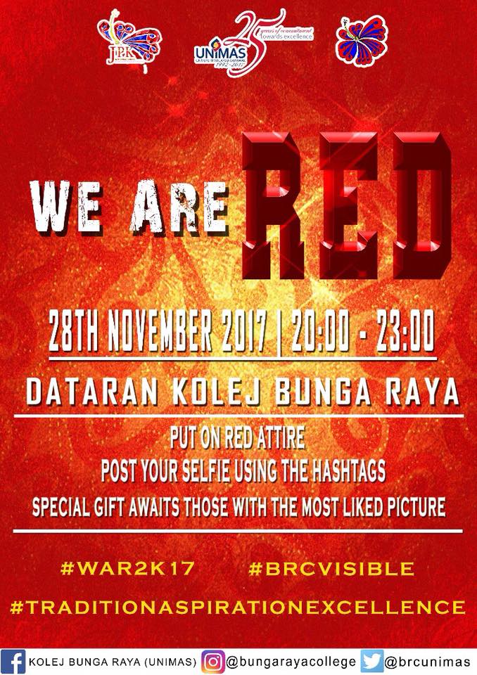 We Are Red ... - Kolej Bunga Raya (UNIMAS) | Facebook