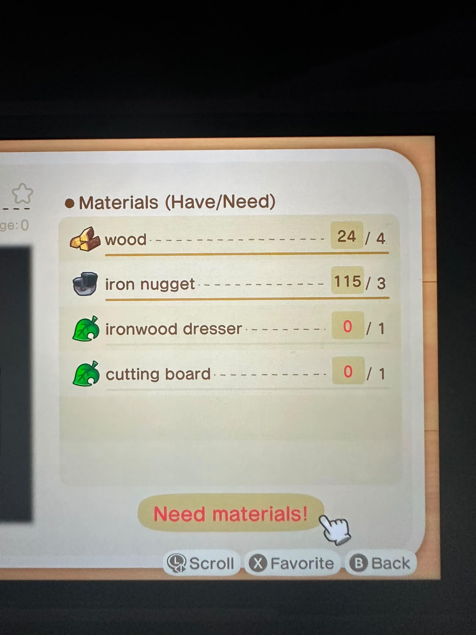 How to get the ironwood dresser in Animal Crossing: New Horizons?