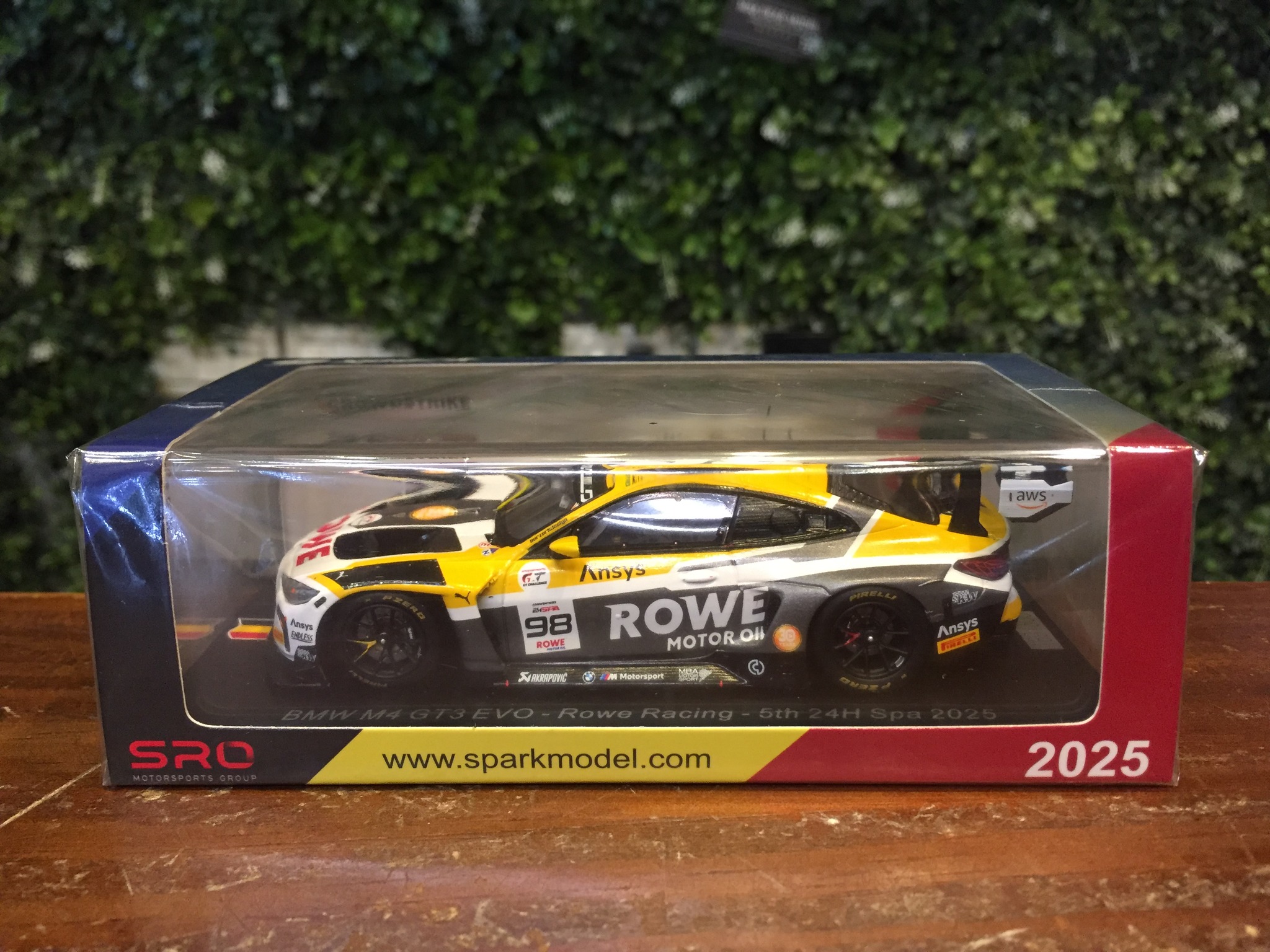Spark 新到貨New Arrivals! 1/43 BMW M4 GT3 EVO #98 Rowe 5th 24H Spa