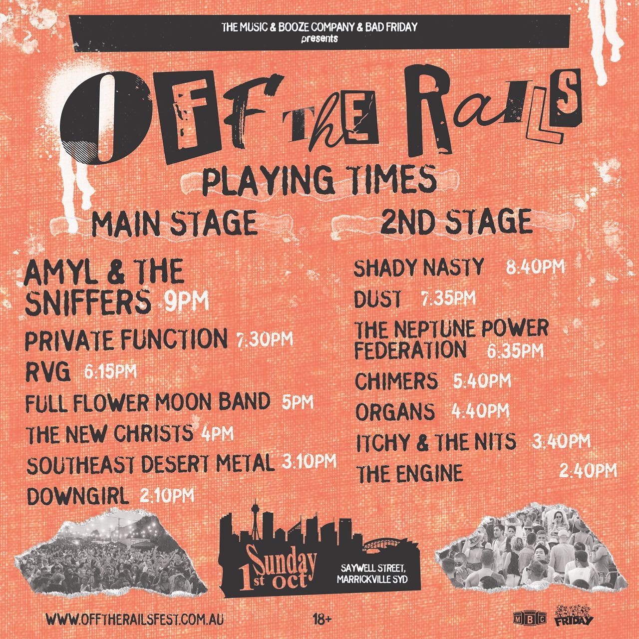 Off The Rails | Sydney NSW
