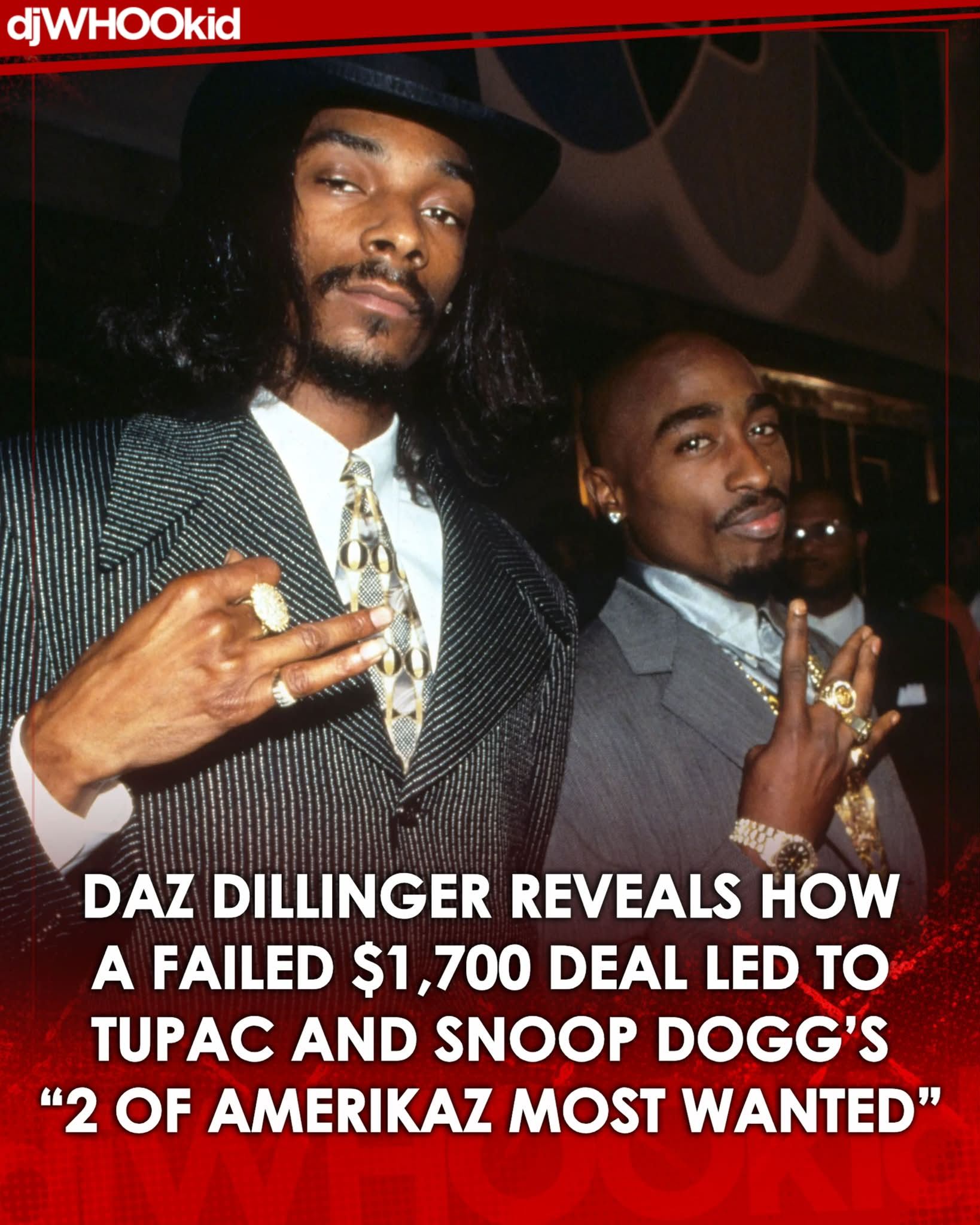 2Pac & Snoop Dogg explaining the concept of their iconic '2 of