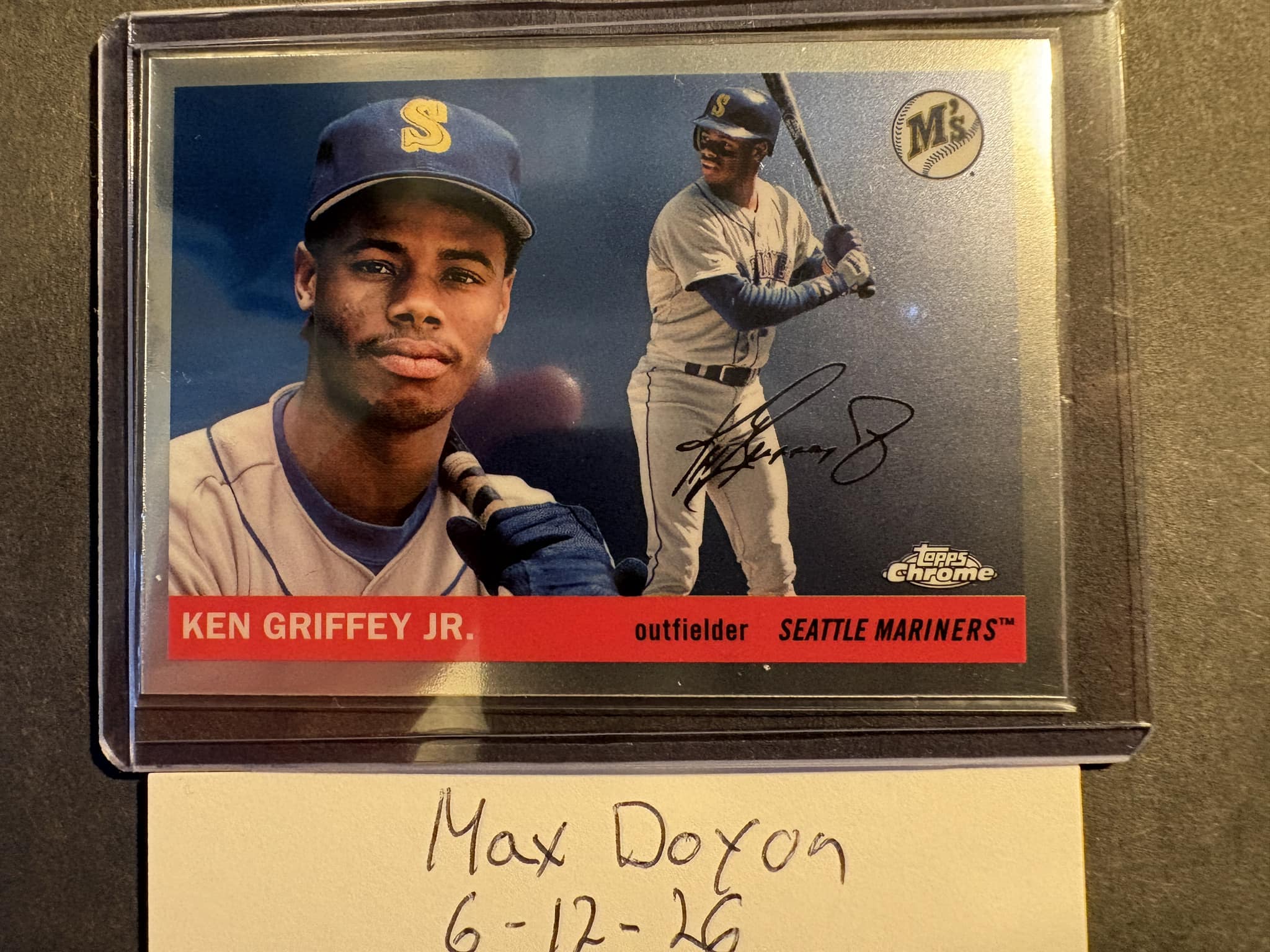 Pulled rare Phillies and Griffey Jr cards from Topps Chrome 